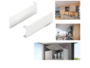 Set Placchette di Copertura per Meccanismo Aventos HF-HS-HL TOP pz.2 Bianco Seta| Blum